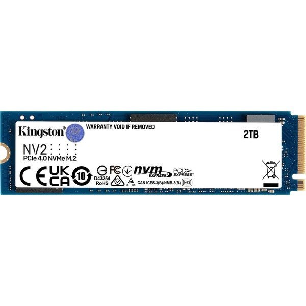 2 TB SSD Kingston NV2 M.2 2280 PCIe 4.0 NVMe [R3500/W2800] Kingston