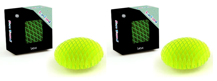 Fun Trend Larva Fidget – pakke med 2 stk.