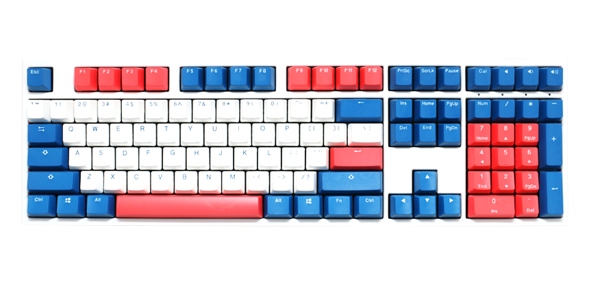 Ducky One 3 – Classic Black / White Nordic – SF 65 % – Cherry Silent Red