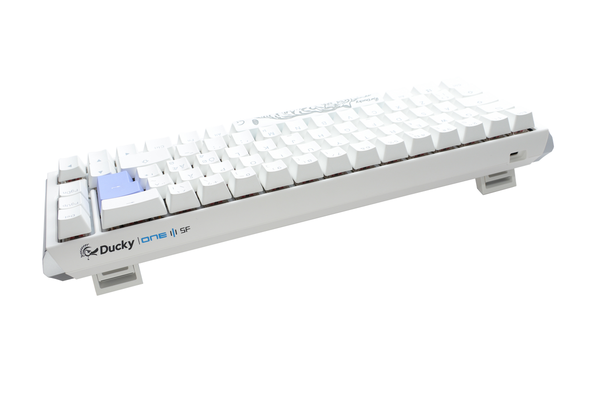 Ducky One 3 – Classic Pure White Nordic – SF 65 % – Kirschsilber