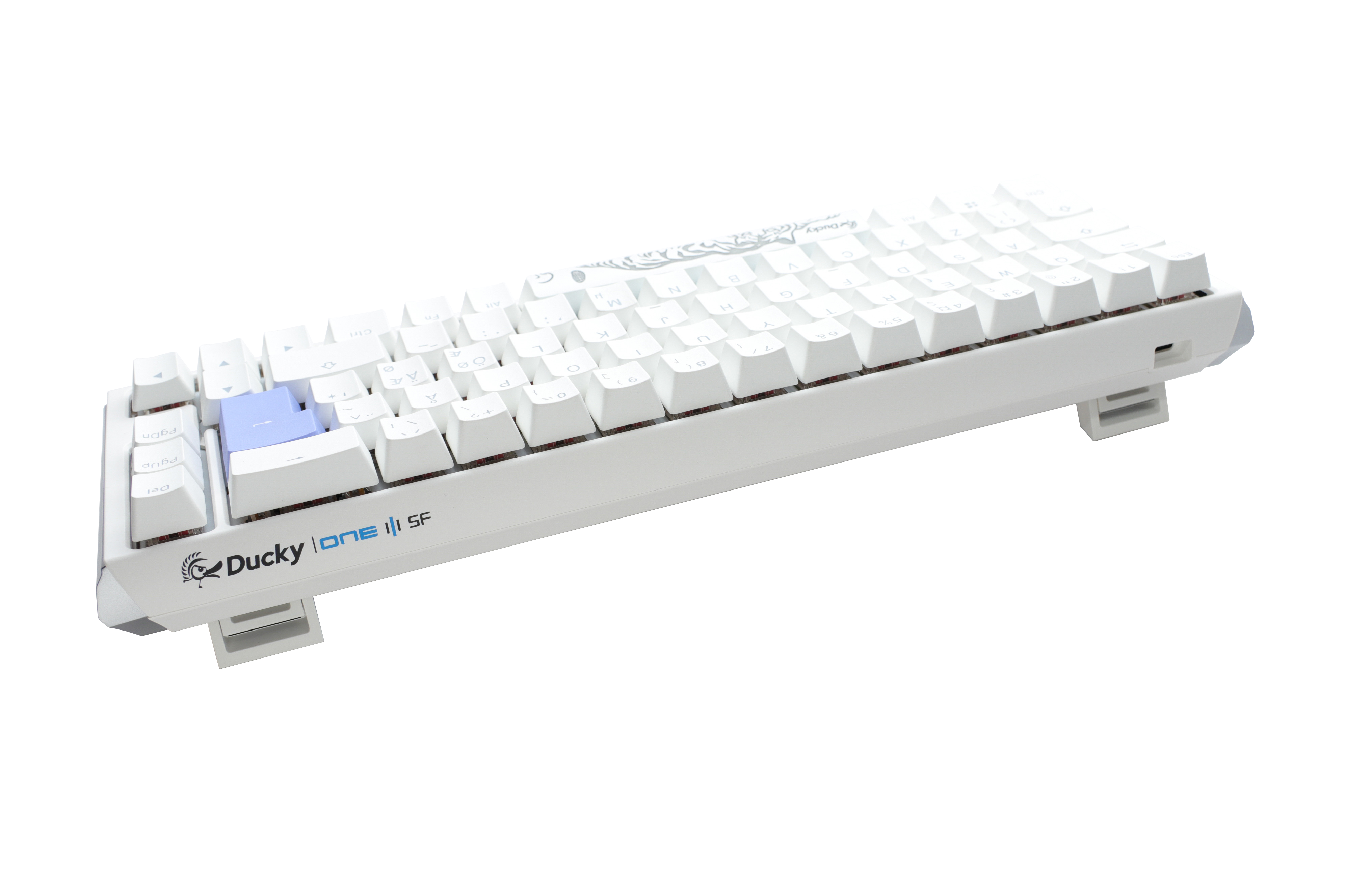 Ducky One 3 – Classic Pure White Nordic – SF 65 % – Kirschrot