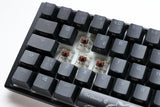 Ducky One 3 - Klassisk Sort / Hvid Nordic - Mini 60% - Gateron Baby Kangaroo - RGB Ducky