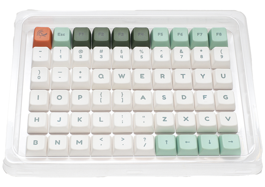 Ducky Dino - 132 Keycap Set - MDA Profile - PBT Ducky