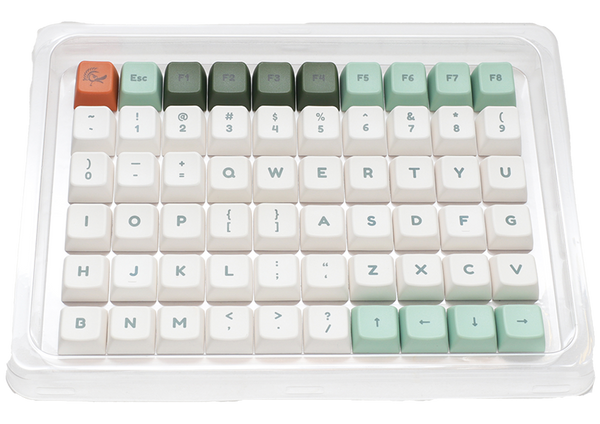 Ducky Dino – 132-teiliges Tastenkappenset – MDA-Profil – PBT