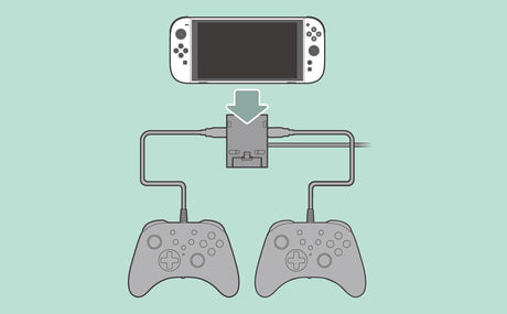 HORI - Dual USB PlayStand for Nintendo Switch 2 - Dark Grey HORI