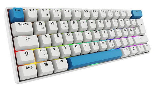 Sharkoon SGK50 S4 Gen2 PBT tastatur – hvid, tysk layout