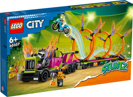 LEGO 60357 City Stunt Truck with Fire Tire Challenge LEGO