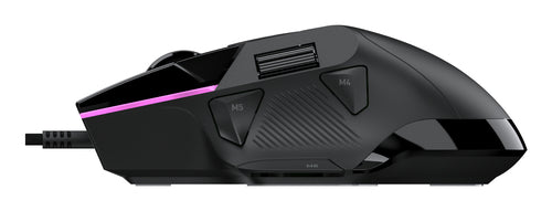 Turtle Beach Command MC3 – kablet gamingmus, sort – Venstre sideprofil