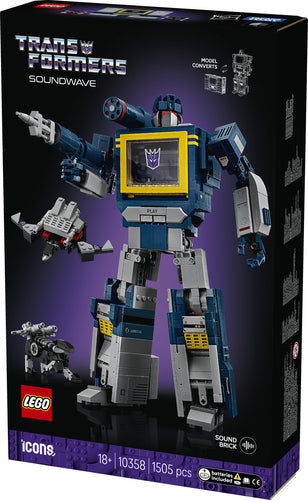LEGO 10358 Icons Transformers: Soundwave Lego