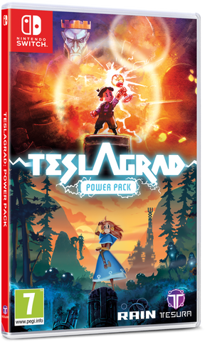 Teslagrad Power Pack – omslag til Nintendo Switch