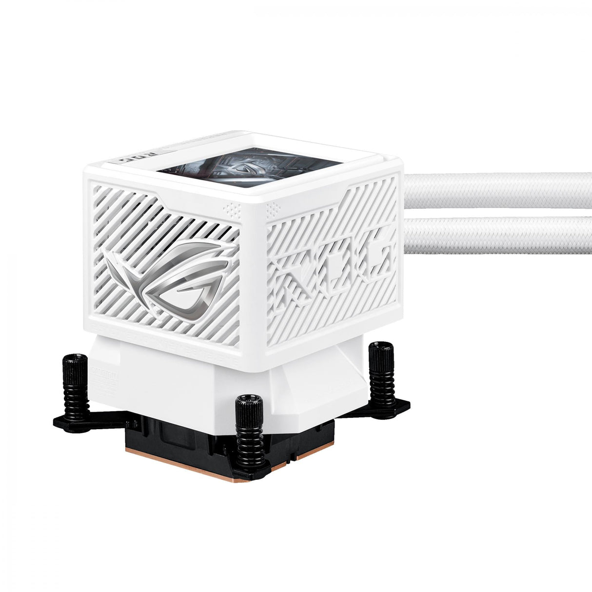 ASUS ROG RYUJIN III 360 ARBG EXTREME WHITE LCD AiO Liquid Cooler w. 3.5" LCD, Asetek Gen8 pump ASUS