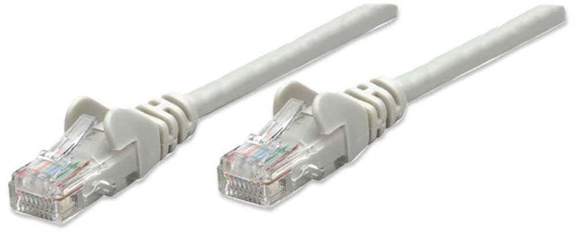 INTELLINET Patchkabel RJ45 U/UTP Cat6 2.00m Hebelschutz grau Intellinet