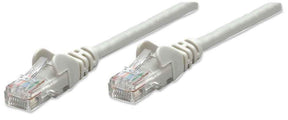 INTELLINET Patchkabel RJ45 U/UTP Cat6 5.00m Hebelschutz grau Intellinet