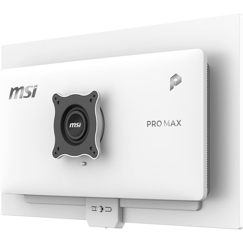 MSI PRO MAX 271UPXW12G – 26,5″ 4K QD-OLED-skærm, hvid – VESA-beslag på bagsiden