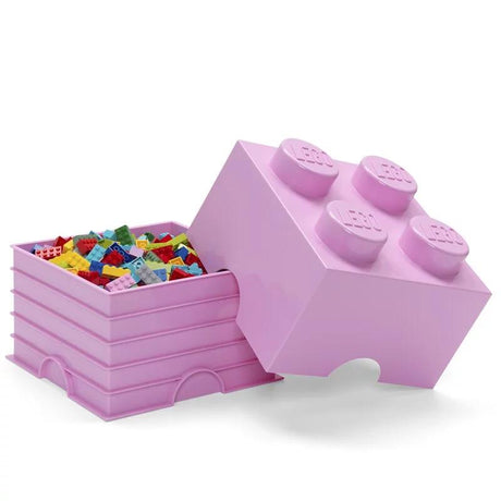 Room Copenhagen LEGO Storage Brick 4 light pink - RC40031738 Room Copenhagen
