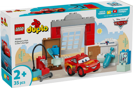 LEGO 10456 DUPLO Disney McQueen's Visit to Doc's Workshop, Construction Toy LEGO