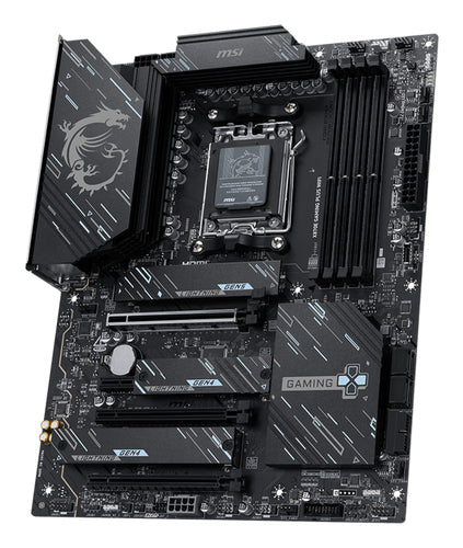 MSI X870E GAMING PLUS WIFI bundkort - AM5, ATX - visning 3