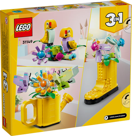 LEGO 31149 Creator 3-in-1 Watering Can with Flowers Construction Toy LEGO