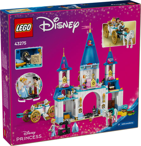 LEGO 43275 Disney Princess Cinderella's Castle and Horse-Drawn Carriage LEGO