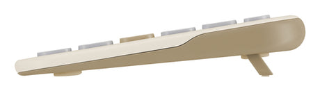 ASUS Marshmallow KW100 beige/grå – set fra siden