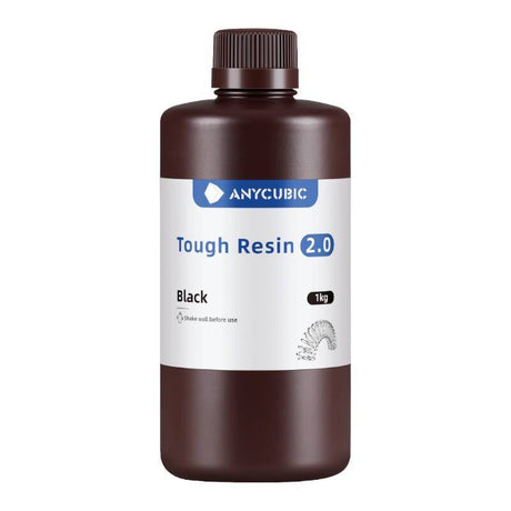 Anycubic Tough Resin 2.0 – sort, 1 kg