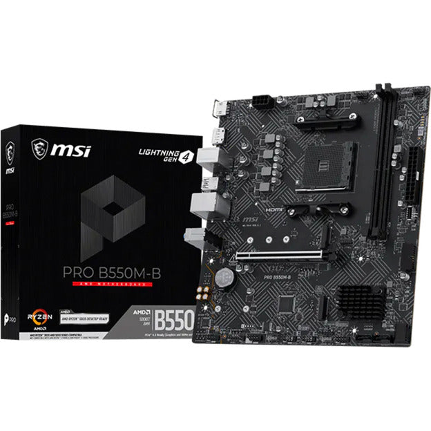 MSI PRO B550M-B – AM4 bundkort