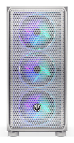 ENDORFY Arx 500 ARGB White Midi Tower PC-Kabinet - Hvid