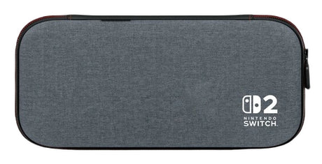 PowerA Slim Case Nintendo Switch 2 Mørkegrå – Etui set ovenfra