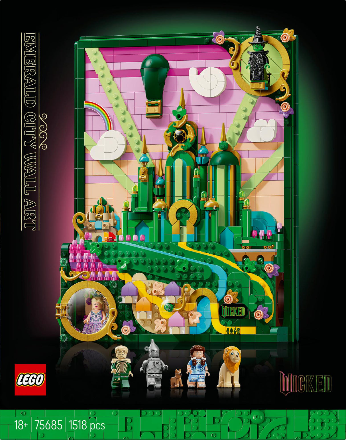 LEGO - Wicked - Emerald City Wall Art (75685) LEGO