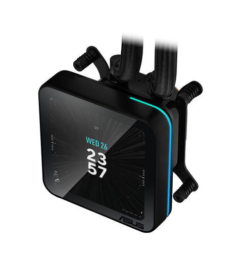 ASUS PRIME SLC II 360 ARGB LCD – nærbillede af produktets detaljer (vinkel 3)