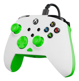Turtle Beach Rematch Core Wired – Xbox/PC, hvid/grøn – Set skråt fra højre