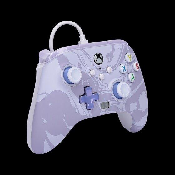 PowerA Enhanced Kablet Controller - Xbox Series X/S - Lavender Swirl