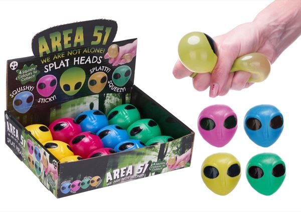 Alien-hoved 6 cm
