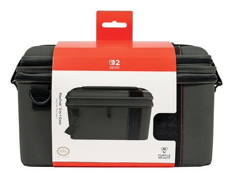 Turtle Beach PlayTrek 2-in-1 – Switch 2-rejsetaske – Sort – taske med emballagebånd