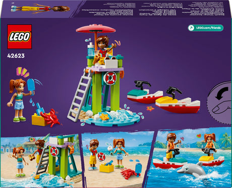 LEGO 42623 Friends Lifeguard Observation Tower with Jet Skis, Construction Toy LEGO