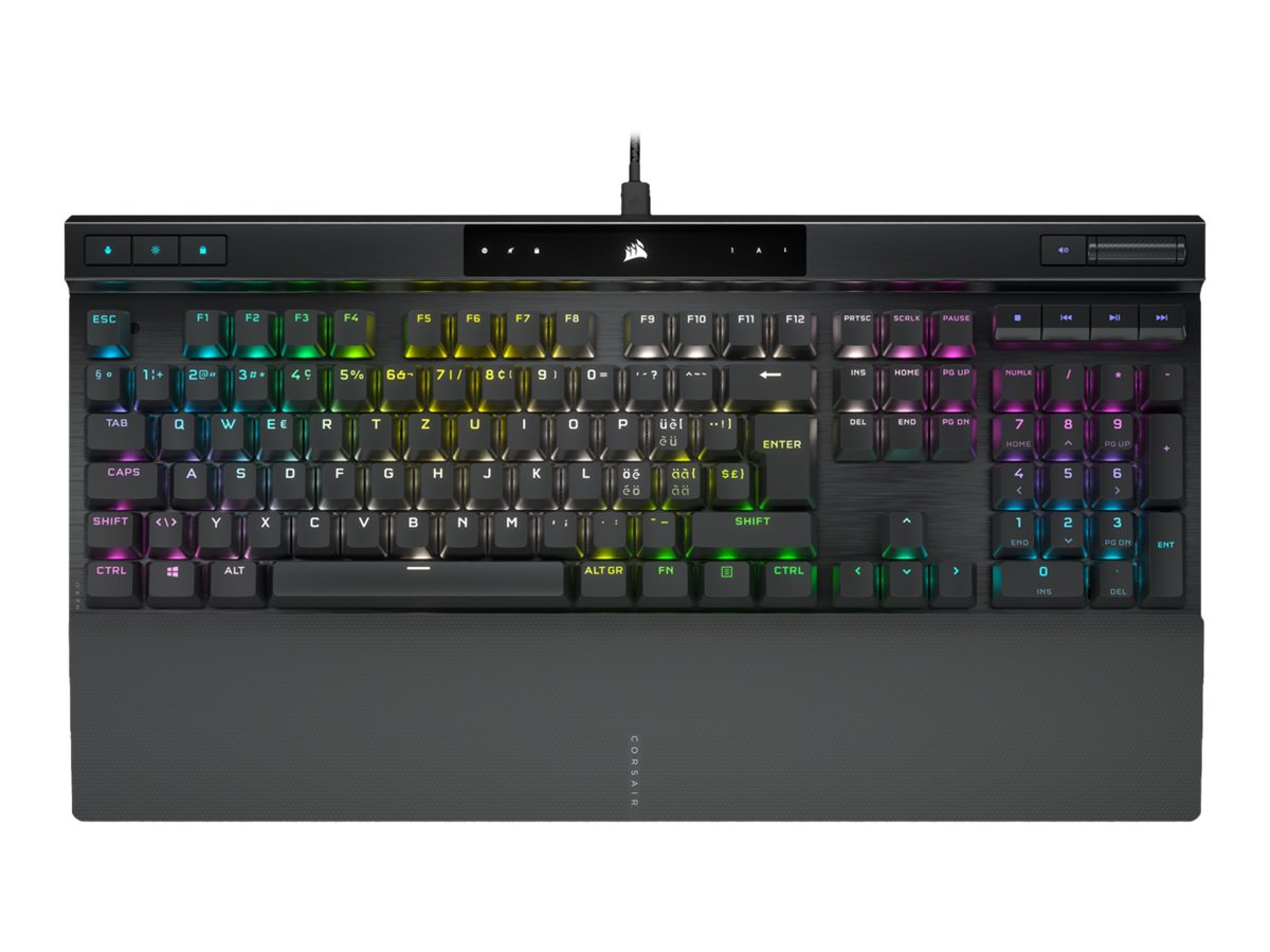 CORSAIR Gaming K70 RGB PRO Tastatur, mechanisch, RGB/16,8 Millionen Farben, Kabel Nordic 