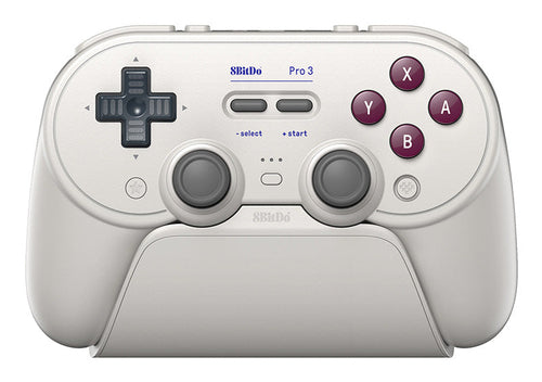 8BitDo Pro 3 Bluetooth – G Classic-controller med dock – Front med retroknapper