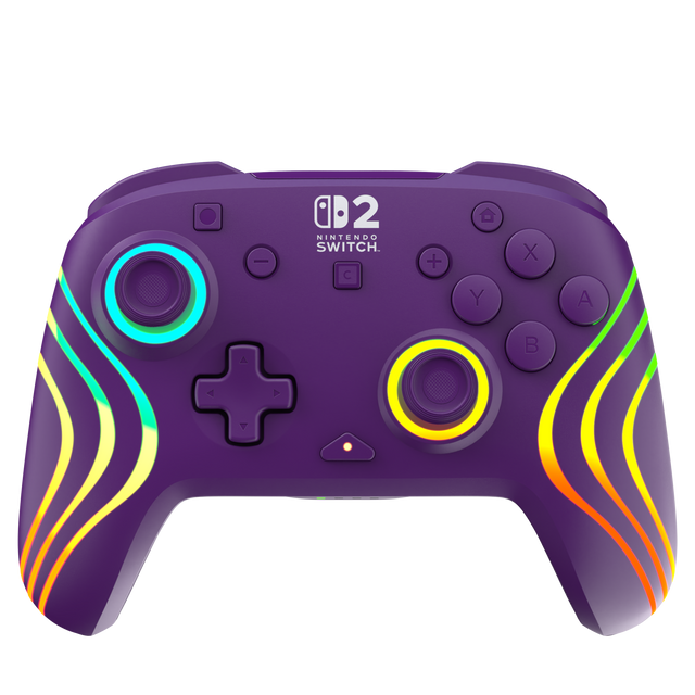 Turtle Beach Afterglow Wave Wireless – Switch, lilla – Lilla controller med RGB-lys