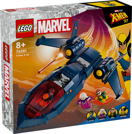 LEGO 76281 Marvel Super Heroes X-Men's X-Jet, construction toy LEGO