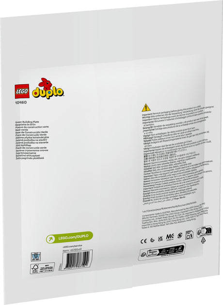 LEGO 10460 DUPLO building plate in green LEGO