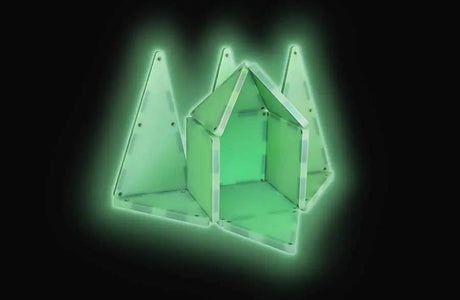 MAGNA-TILES - Glow 16 Piece Set (90215) Magna Tiles