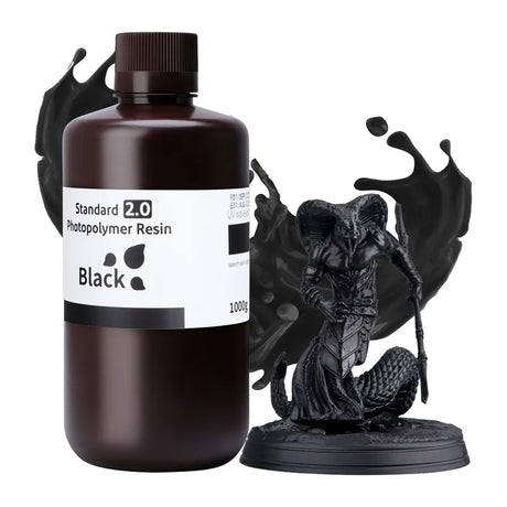 Elegoo Standard Resin 2.0 – sort, 1 kg