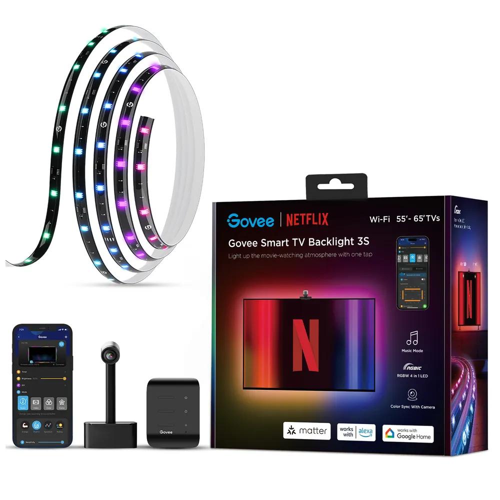 Govee - TV Backlight 3 Lite (55–65 inch) - Netflix Edition – Elevate Your Viewing Experience Govee