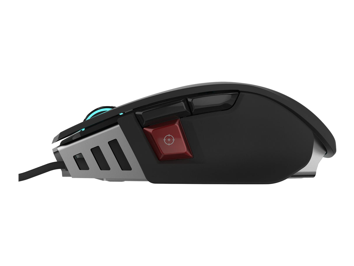 CORSAIR Gaming M65 RGB ELITE Optisches Kabel Schwarz 