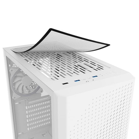 Sharkoon VS9 RGB , tower case (white, tempered glass) Sharkoon