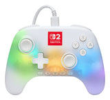 PowerA Advantage Wired Controller for Nintendo Switch 2 with Lumectra - White