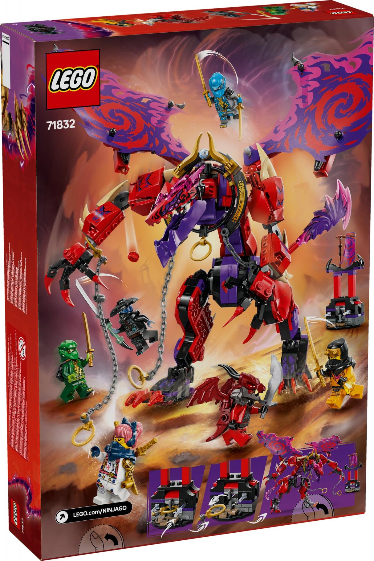 LEGO - Ninjago - Thunderfang Dragon of Chaos (71832) LEGO