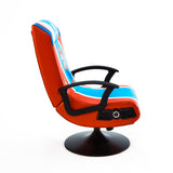 X-ROCKER: Super Mario 2.1 Audio Pedestal Chair - Red/Blue X-Rocker