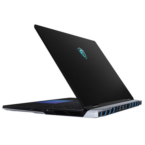 MSI Titan 18 HX A2WJ-1410FRY – bagside og åbent låg