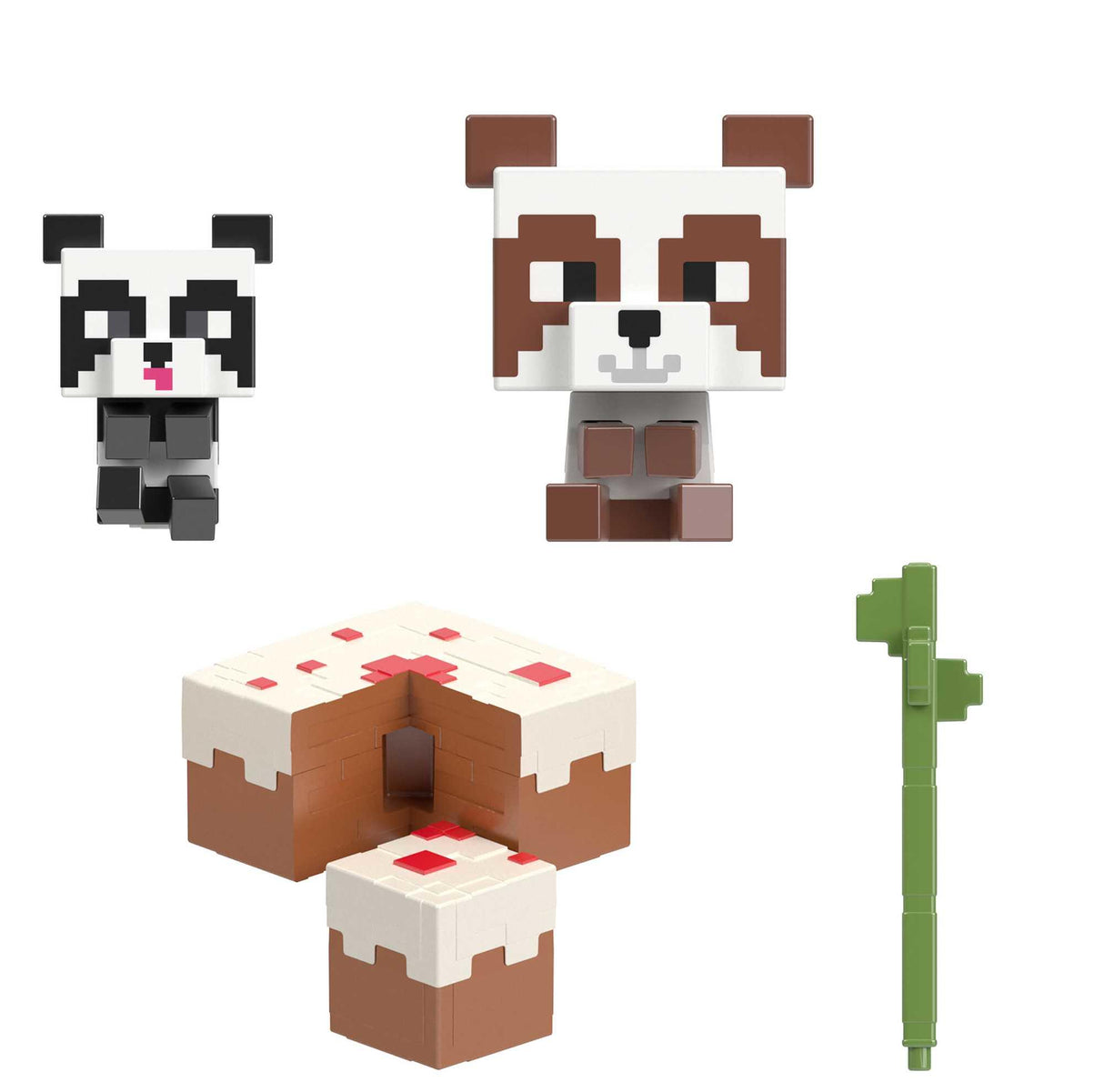 Minecraft - Mob Head Mini's Panda Playset (HLL25) Minecraft